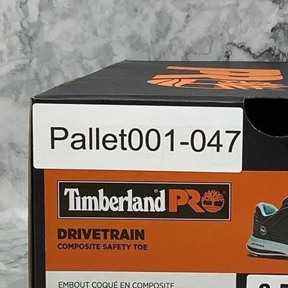 Timberland PRO Size 6.5 Black/Blue Drivetrain Work Sneaker Composite Toe P1-47 - Picture 10 of 10